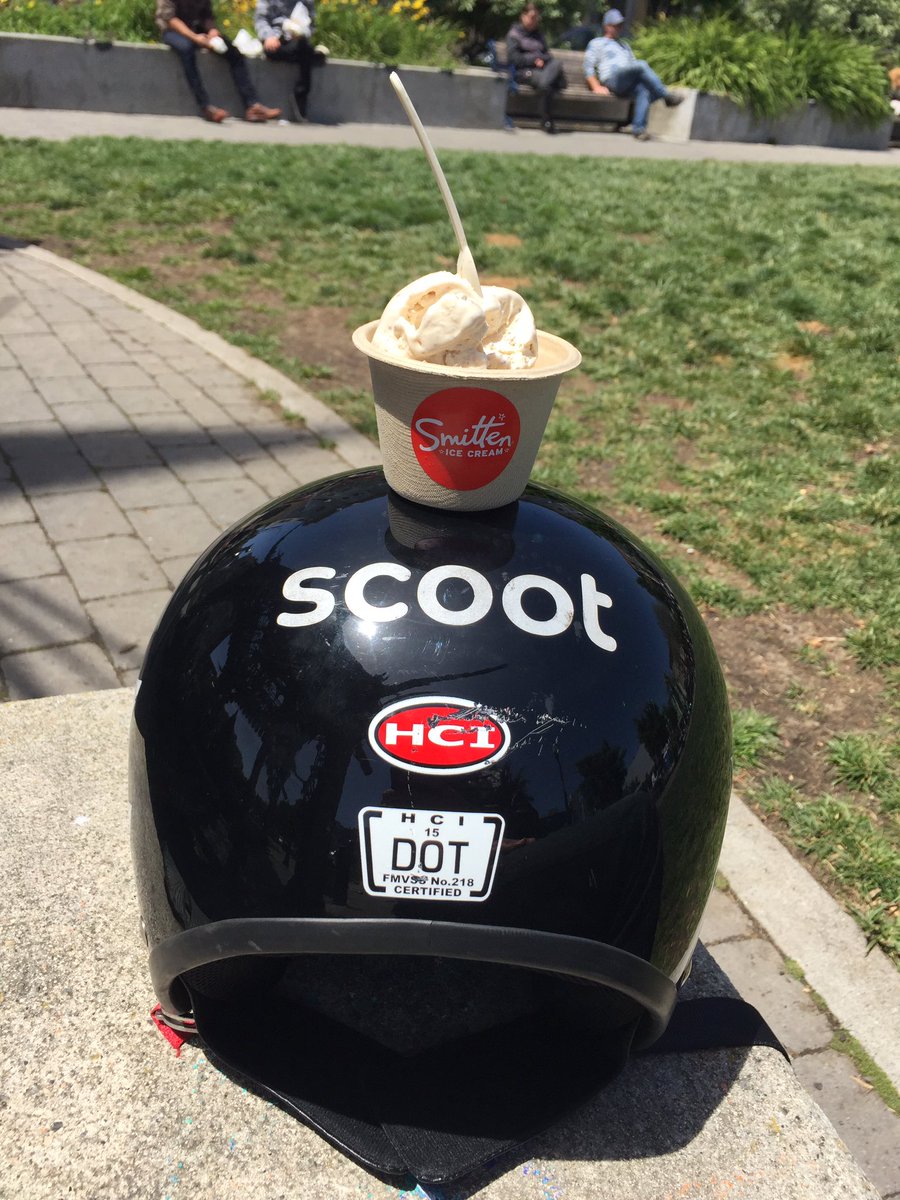 Hamtron4000's tweet photo. @ScootNetworks @SmittenIceCream   #ScootIsSmitten and so am I! https://t.co/1iqTqtd3YP