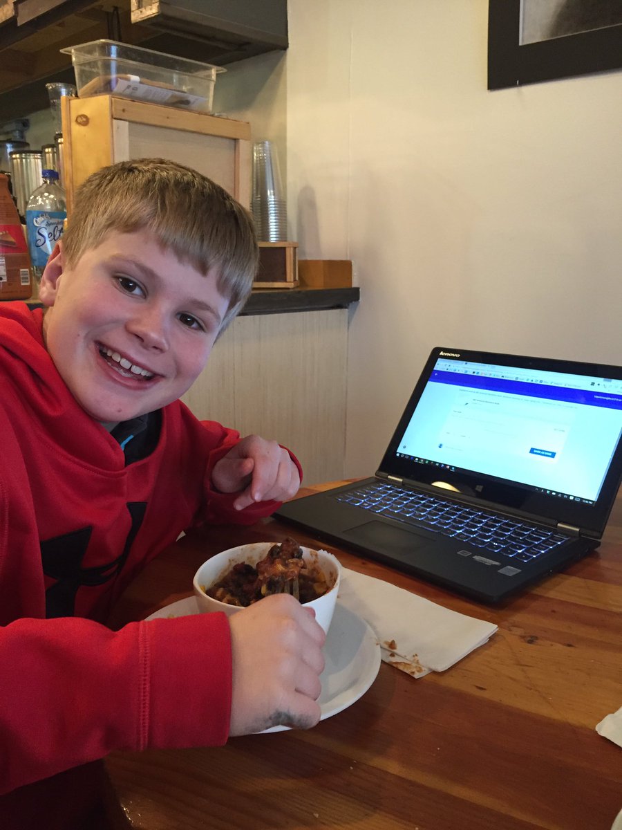 #k_stateET 1st ever #elearning make-up snow day. <a href="/BlackbirdCafe/">Blackbird Cafe</a>