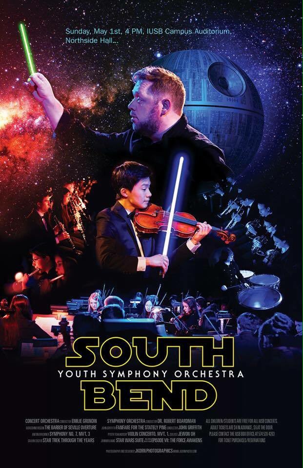 Come to pur concert this Sunday at 4! We're playing music from Star Wars!😄 #StarWars #symphony