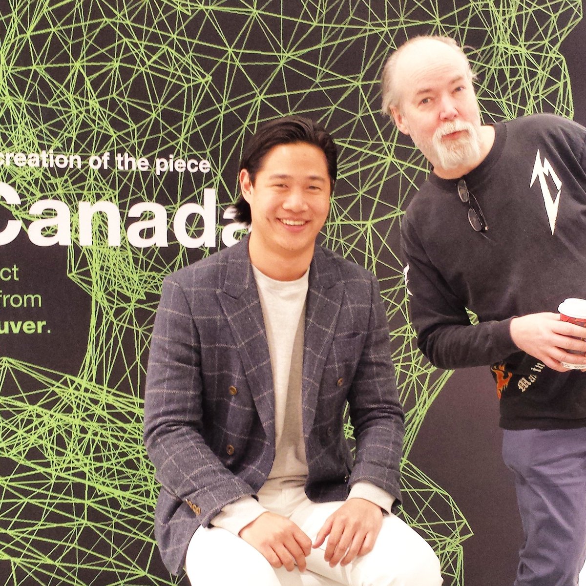 janegill_pr's tweet photo. Visit #SimonsSQ1 tomorrow from 12-4:30 to meet @DougCoupland and become part of their 150th project #3DCanada https://t.co/mh21Hkgexy