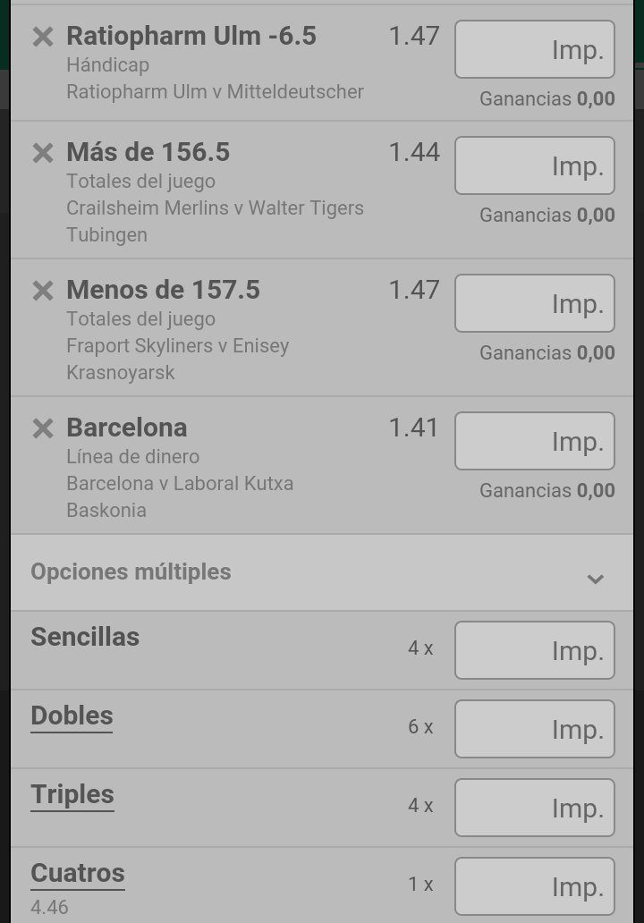 AMGPicks's tweet image. TERCERA FUNBET VERDE EN ESTA SEMANA ✅✅✅🤑🤑🤑 3/3 @4.46

Entra ya en el canal, no te lo pierdas Telegram.me/AMGPicks