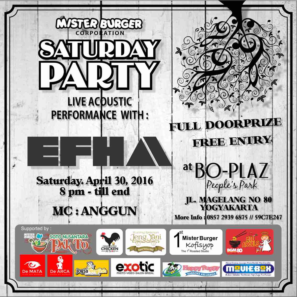 Monggo merapat kawan kita ada di <a href="/misterburger_id/">IG : misterburger_id</a> nanti malam :))