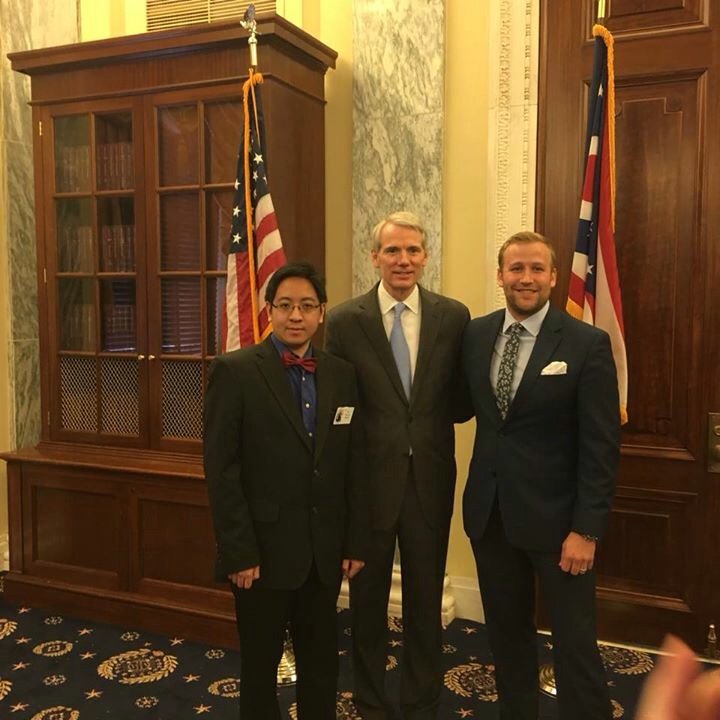 Samx2016's tweet photo. With Senator Portman #Samx2016 https://t.co/AjuUg5uEdX