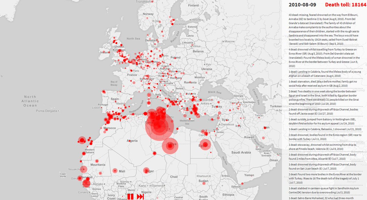 Matthijs85's tweet photo. Deze infographic toont de duizenden anonieme migrantendoden https://t.co/us6JpfqCuW
#infographic #migrantfiles #HR https://t.co/4aVPu72fbw