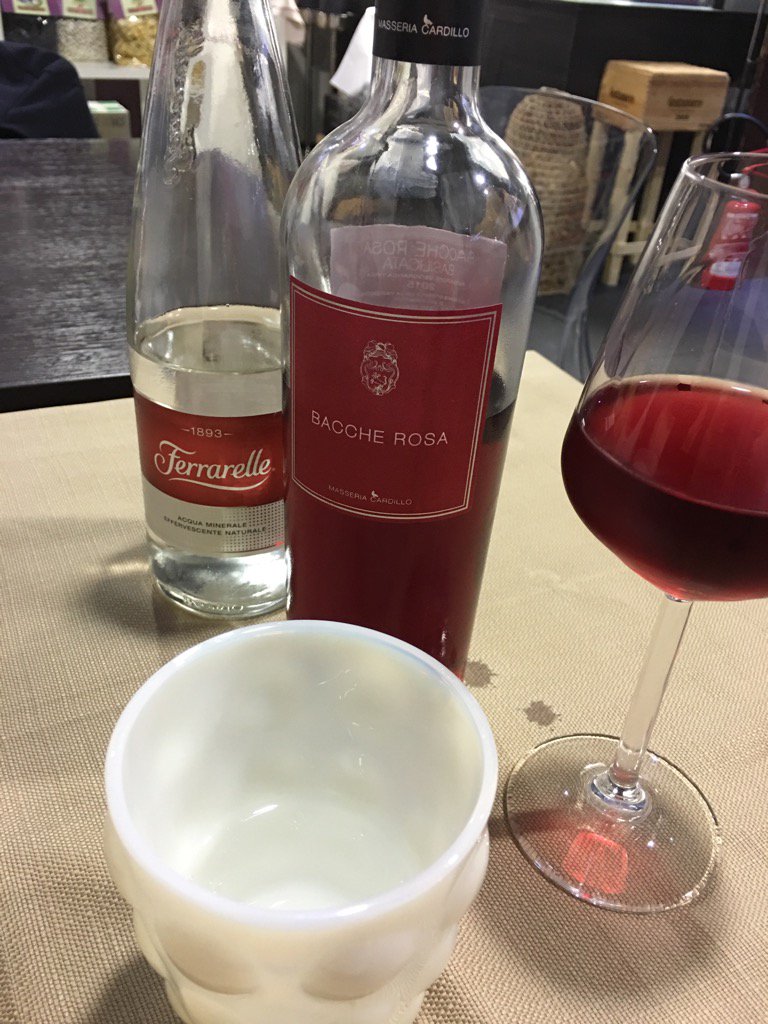 Rosato materano di grande corposità e bellissimo colore: ottimo! #BaccheRosa #MasseriaCardillo <a href="/gioschiuma/">giovanni schiuma</a>