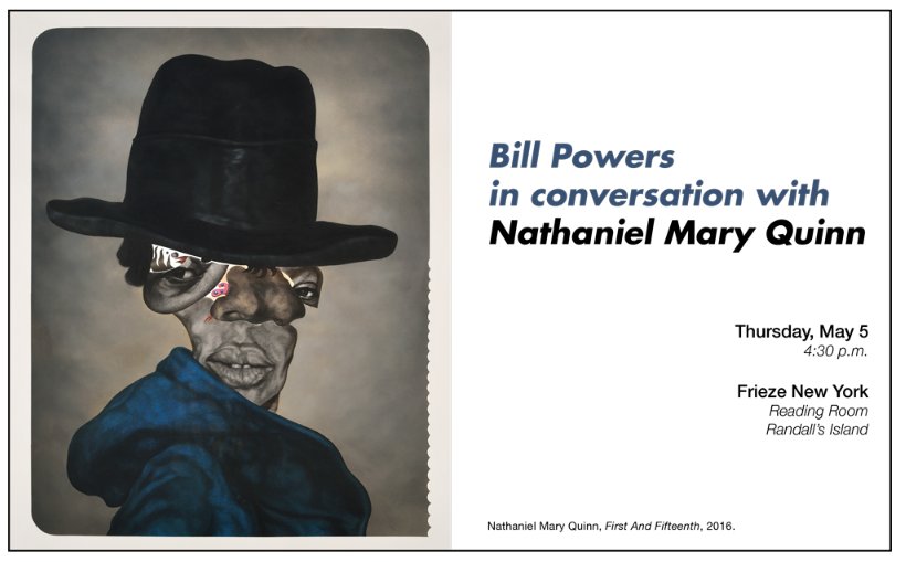 MBLosAngeles's tweet image. @FriezeNewYork presents #NathanielMaryQuinn in conversation with Bill Powers on Thursday, May 5 at 4:30 PM!