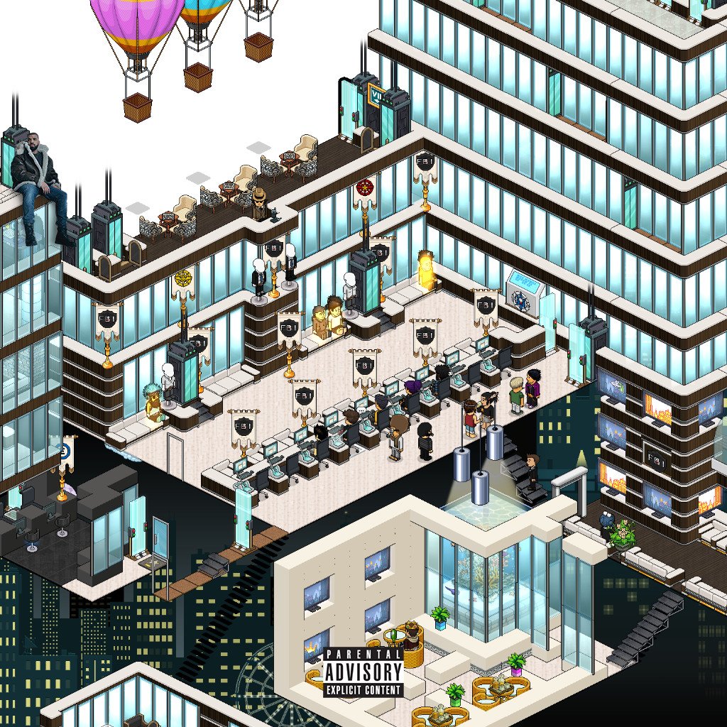 FBIHabbo's tweet photo. Drake has visited the building... #VIEWS https://t.co/x8krCiUDpx
