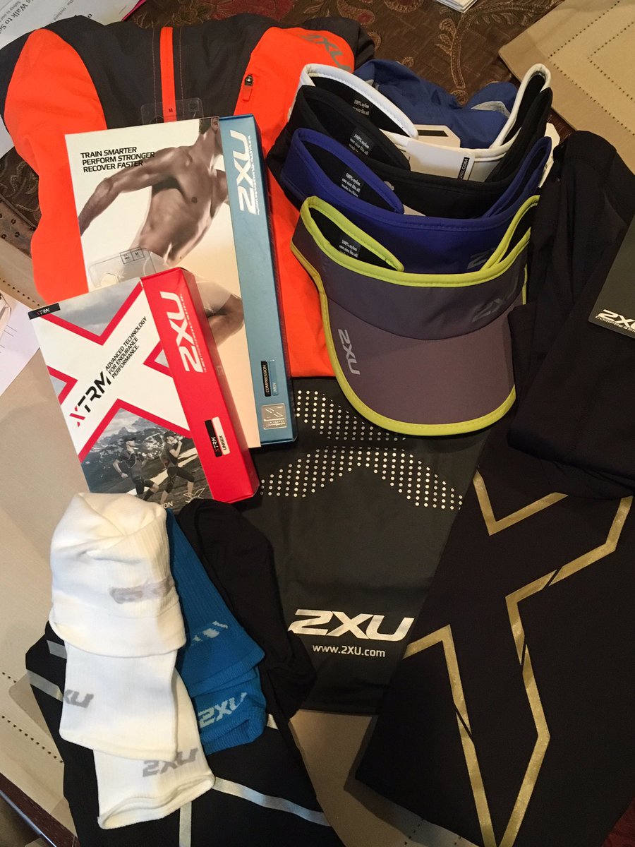 RunforAndrew's tweet photo. Thank you @2XU_USA for all the great gear for my 72 Hour Run for Andrew and CAH Awareness!  https://t.co/1diKbehl1z https://t.co/6PcBevc0WY