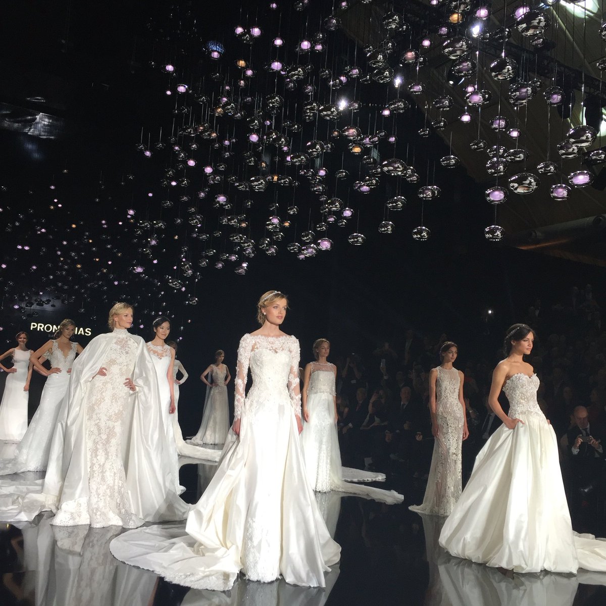 DelphineChui's tweet photo. Yup #irinashayk's wedding squad is way better than yours #PronoviasFashionShow @Pronovias_EN #weddings #slayslayslay https://t.co/Sh0dFisgH7