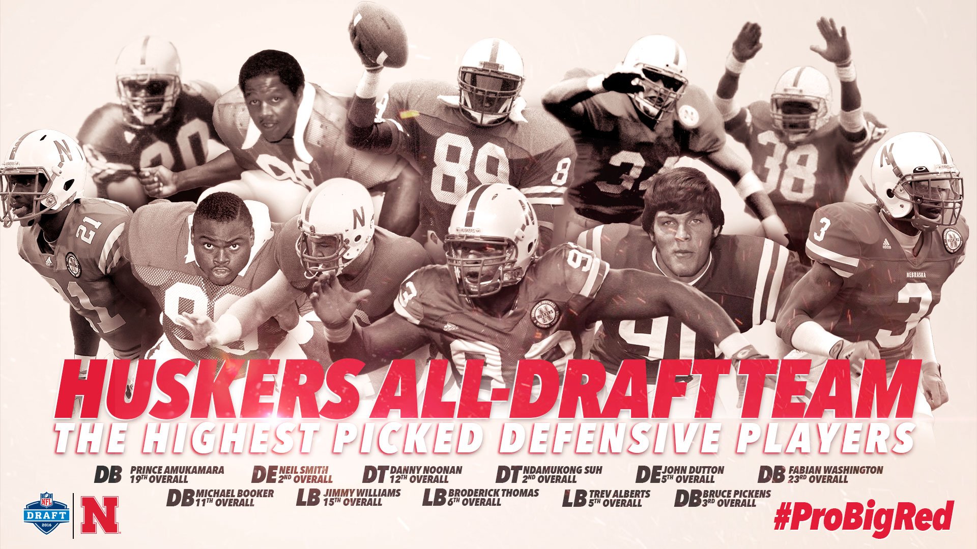Pro Big Red! NU's Defensive AllNFL Draft Team Nebraska