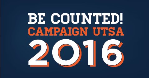 SerenaMirandaTX's tweet photo. Last chance to Be Counted! #BeCountedUTSA #UTSASocial - https://t.co/HLelVc1ojg https://t.co/R8P51ywA2F