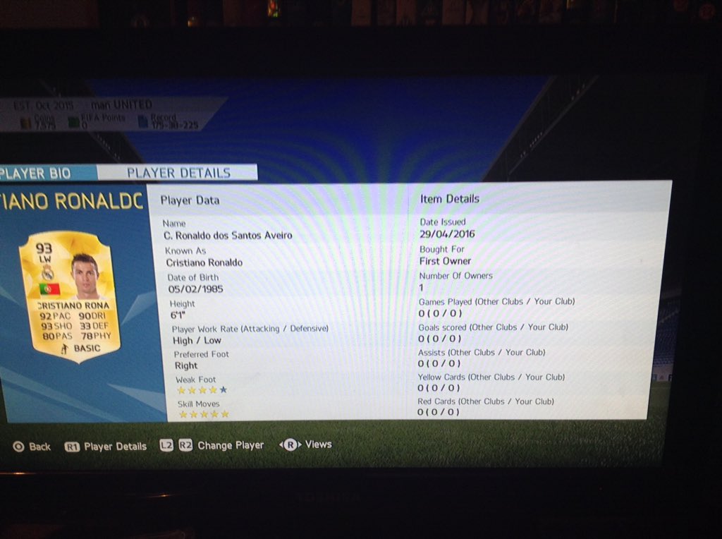 danielmears456's tweet photo. @EASPORTSFIFA packed him from a futdraft pack so happy😅 https://t.co/aC9BFxYpeh