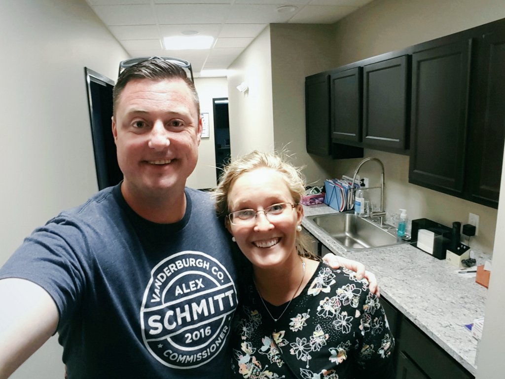 Stopped by Impact Christian Health Center for a tour of their facility and today's dental clinic #schmitt4commish