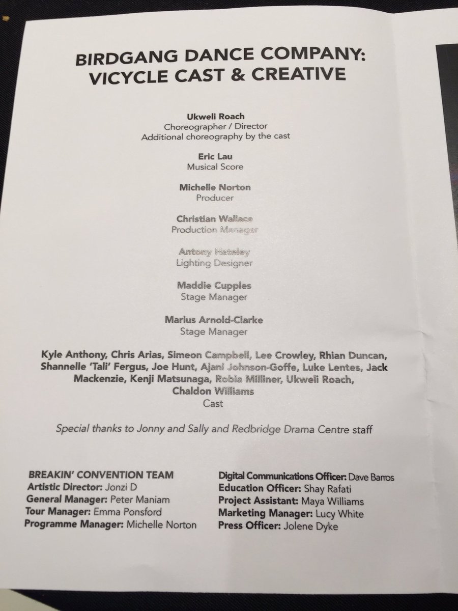 SallyPolden1's tweet photo. So so proud of @BirdGangDance #vicycle #BreakinConvention and @RedbridgeDrama #weloveukwele https://t.co/R64vSOp8Up