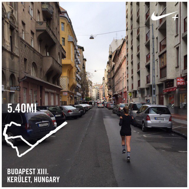 beansandmiles's tweet photo. Fri-yay miles @nikerunning #SoFast #RunBudapest I just ran 5.40 mi with Nike+. https://t.co/qfRCzhw29i #nikeplus https://t.co/Is0w5ruTqY