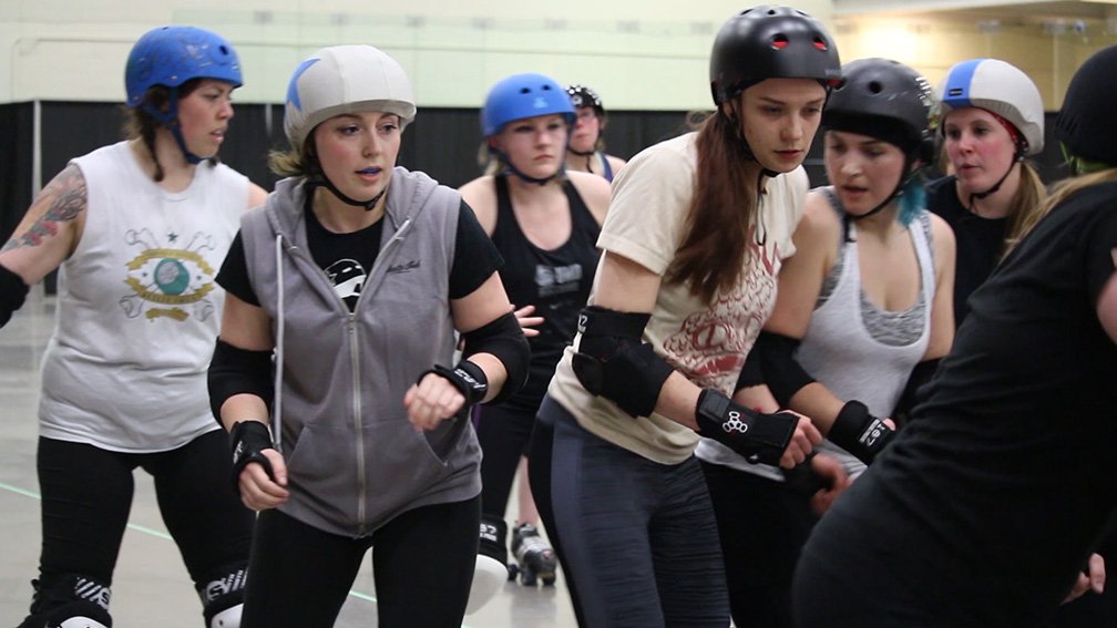 duluthnews's tweet photo. Video: Harbor City Roller Dames prepare for weekend bout in Superior https://t.co/tx2J9UnNtm https://t.co/DDXZVKi0Ej