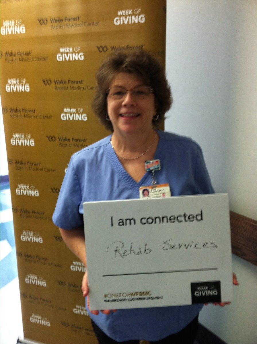 AtriumHealthWFB's tweet photo. Cindy Russ is proud to be #OneForWFBMC. She has been with Lexington Medical Center for 33 years! https://t.co/fKDfxnOwZ7