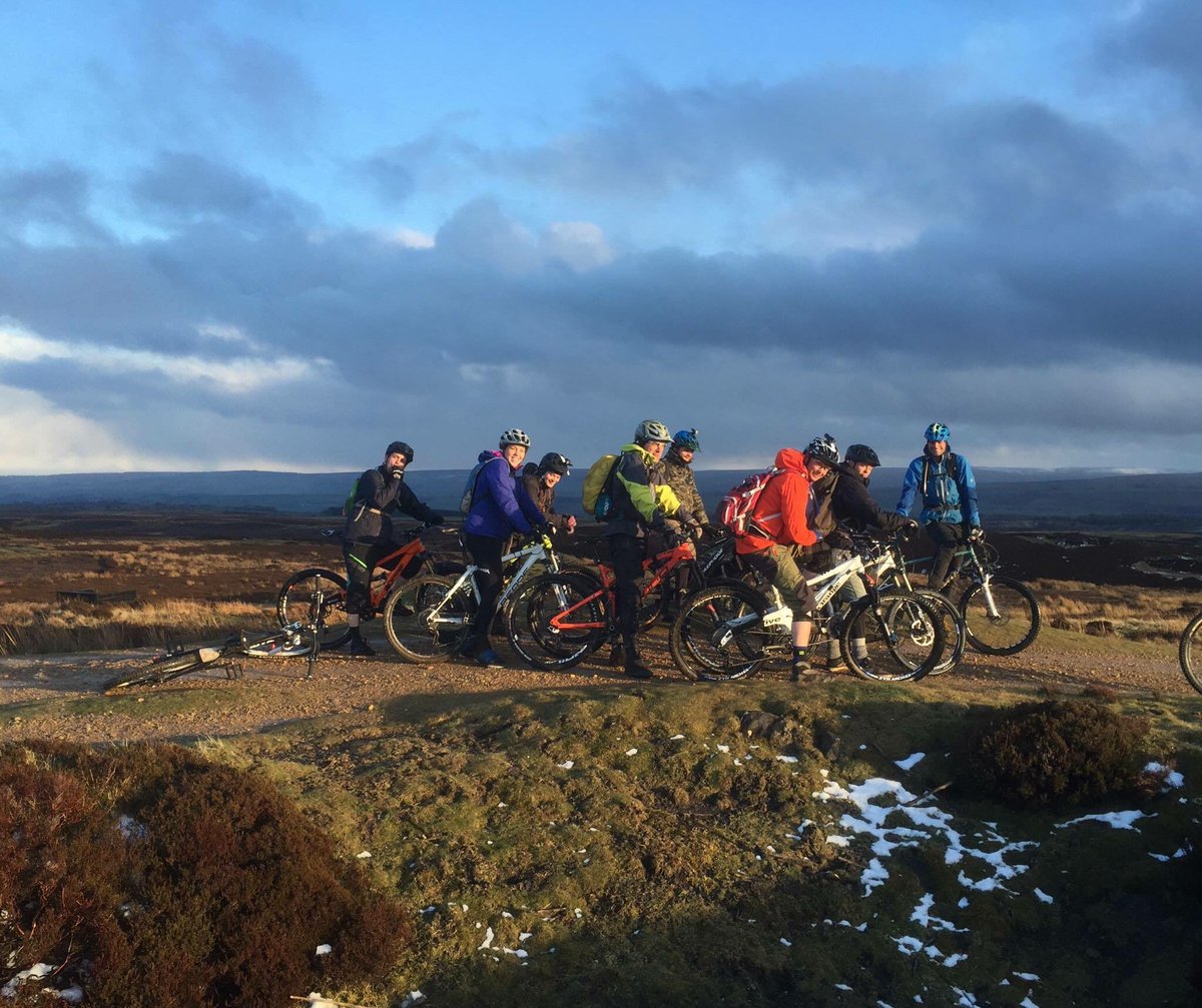 Last nights evening ride, blue sky in between showers