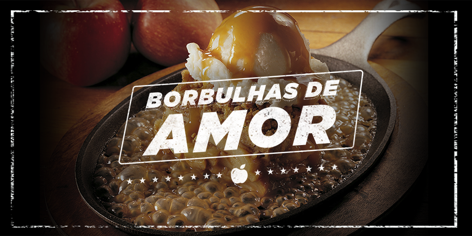ApplebeesBR's tweet photo. Todos sentem amor ao ver a calda de caramelo caindo no skillet quente e levantando o aroma da Sizzling Apple Pie! https://t.co/IV7BZZaYYo