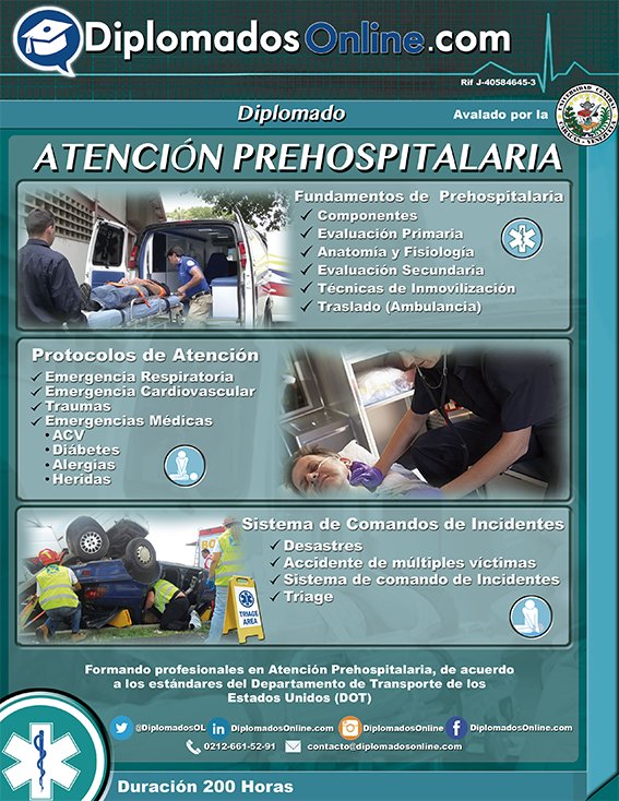 DiplomadosOL's tweet photo. Abiertas las inscripciones para el Diplomado en Atención Prehospitalaria, cohorte II-2016 #AEPH ¡Matrículate YA! https://t.co/S96fiFGTCp