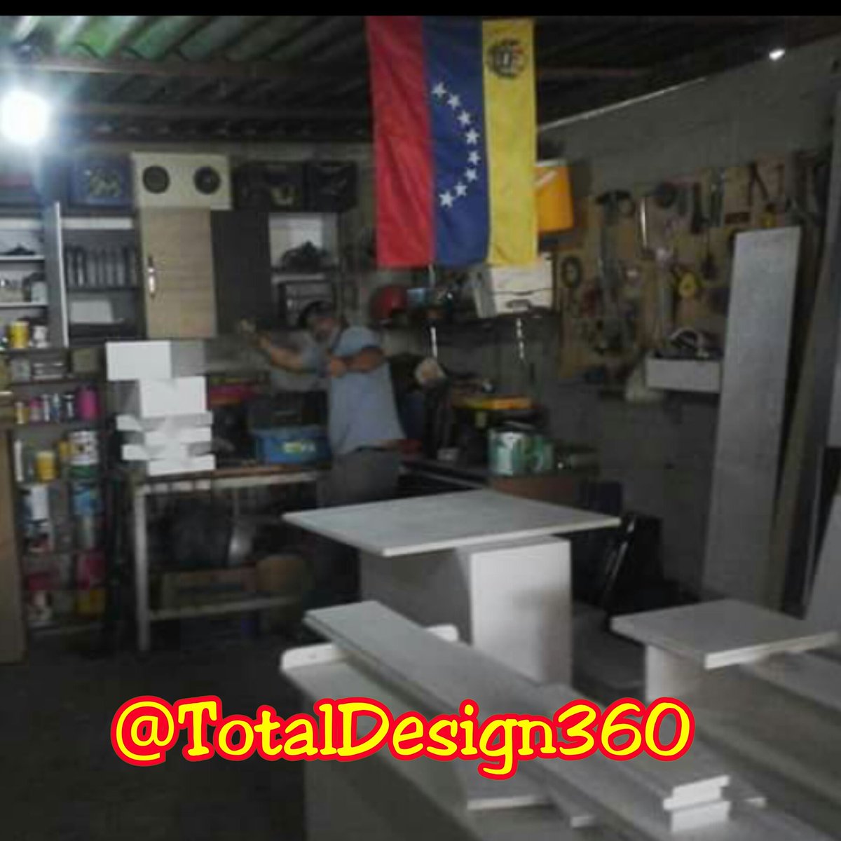 TotalDesign360's tweet photo. #Taller #Trabajo #Bandera #Tricolor #Venezuela #Carpintería #Carpintero #Design #Designer #Designers #Diseños #Tx https://t.co/iRueJ8LRL6