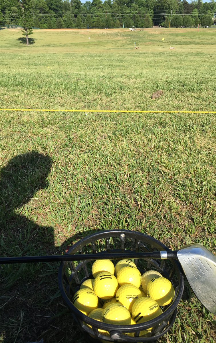 danbriggsx's tweet photo. Who's hitting the links this summer?! Not me...but I love going to hit balls at the driving range. #summerzen https://t.co/NWpHF9bKJ3