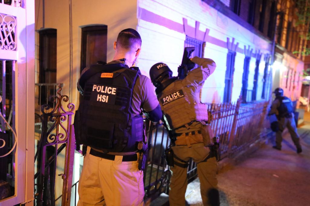 DHSgov's tweet photo. PHOTO OF THE WEEK: @ICEgov this week led the largest street gang take-down in New York City history in the #Bronx https://t.co/VyxynuhsiS