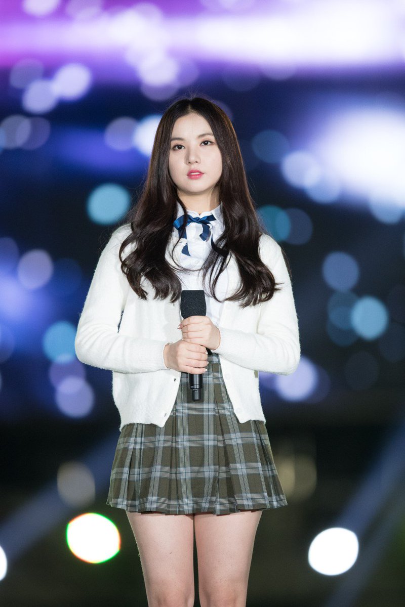 GFRDindonesia's tweet photo. [HQ] 160429 GFRIEND #EUNHA at Gyeongnamdo Residents Sports Festival cr. mochi_holic *4 https://t.co/w74lGrALjv