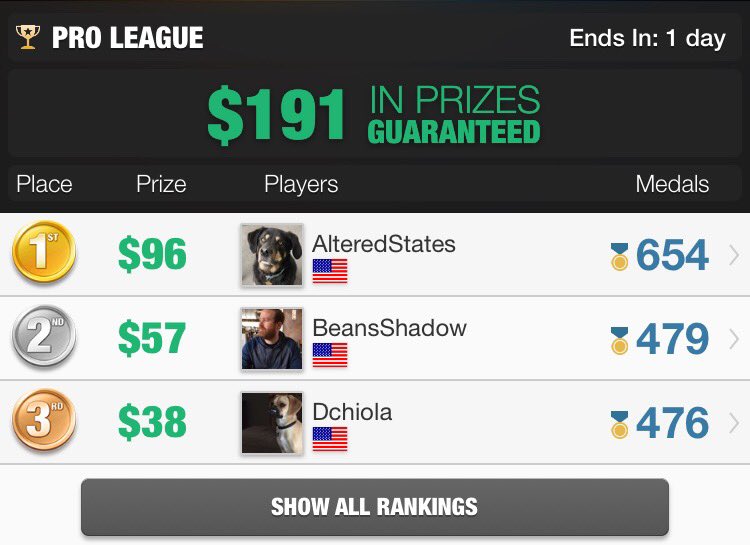 questioncubeapp's tweet photo. Will anyone be able to unseat the #QuestionCube top 3 w/ 1 day to go?? GG to all our brilliant Pro Leaguers! @skillz https://t.co/crkwRFh2wQ