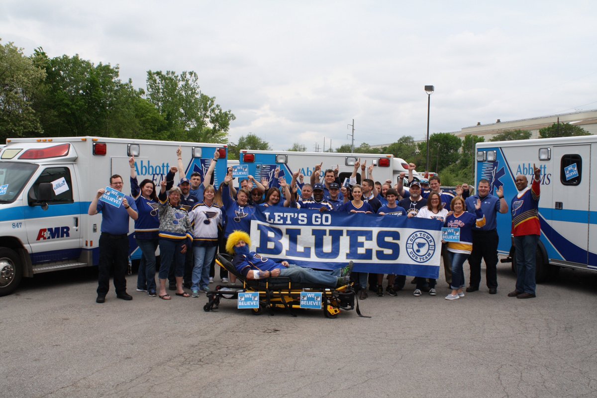 Abbott EMS bleeds BLUE! WE BELIEVE!! LGB