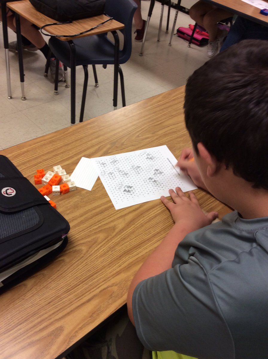 mrpowersoms8's tweet photo. Exercising our brains!! #gcr2oms #isometricdrawings #mathcanbefun https://t.co/HyJsmYxr8j