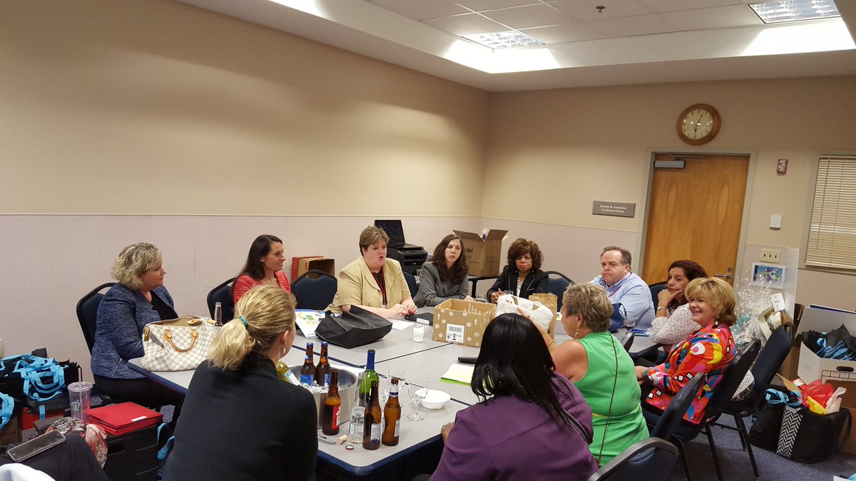 nslaugh_HR's tweet photo. '@SHRMJax board debriefing after the #ArtofHR conference. Great job to our volunteers, speakers &amp; business partners! https://t.co/DGjj3vQNTl