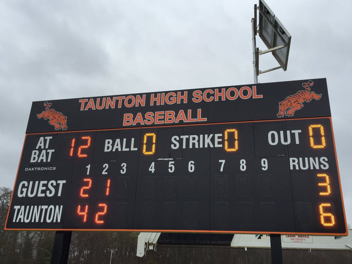 Scoreboard_Ent's tweet photo. New @Daktronics Baseball Scoreboard with Solar Power Kit @Tigers_Sports https://t.co/33CuHnUDnt