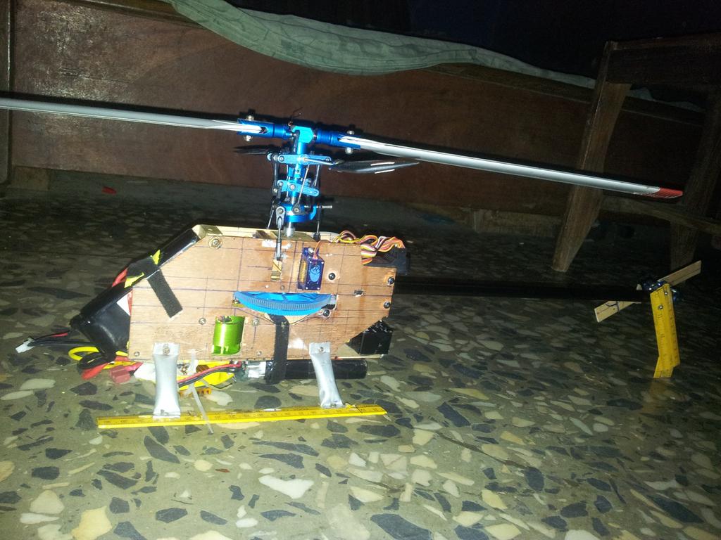homemade rc helicopter