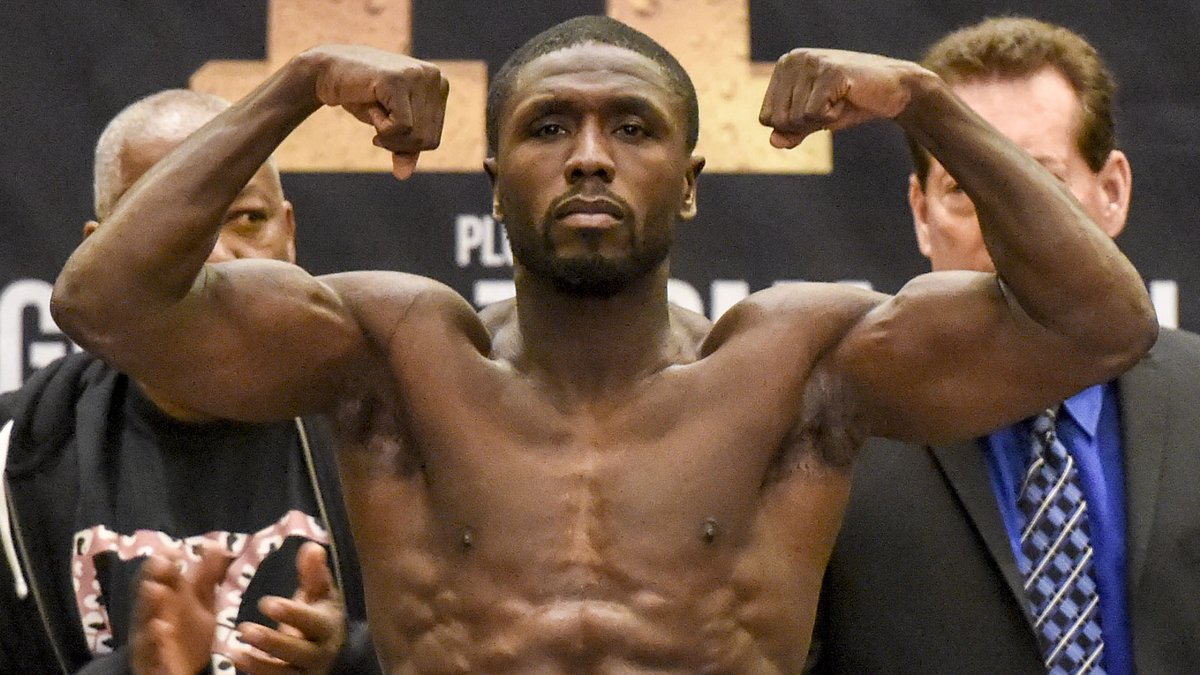 ProsportImages's tweet photo. Andre Berto @AndreBerto poses during the official weigh-in for Saturday's fight at  Stub Hub Center @StubHubCenter https://t.co/eGRNVB4ZKS