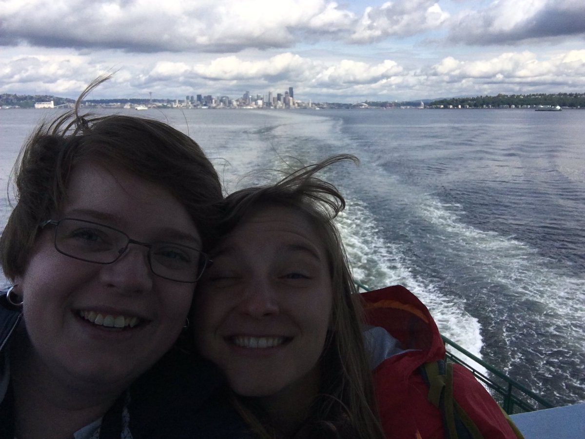 MinnesotaSarahC's tweet photo. On the ferry! #seattle https://t.co/5A23z3tC3h