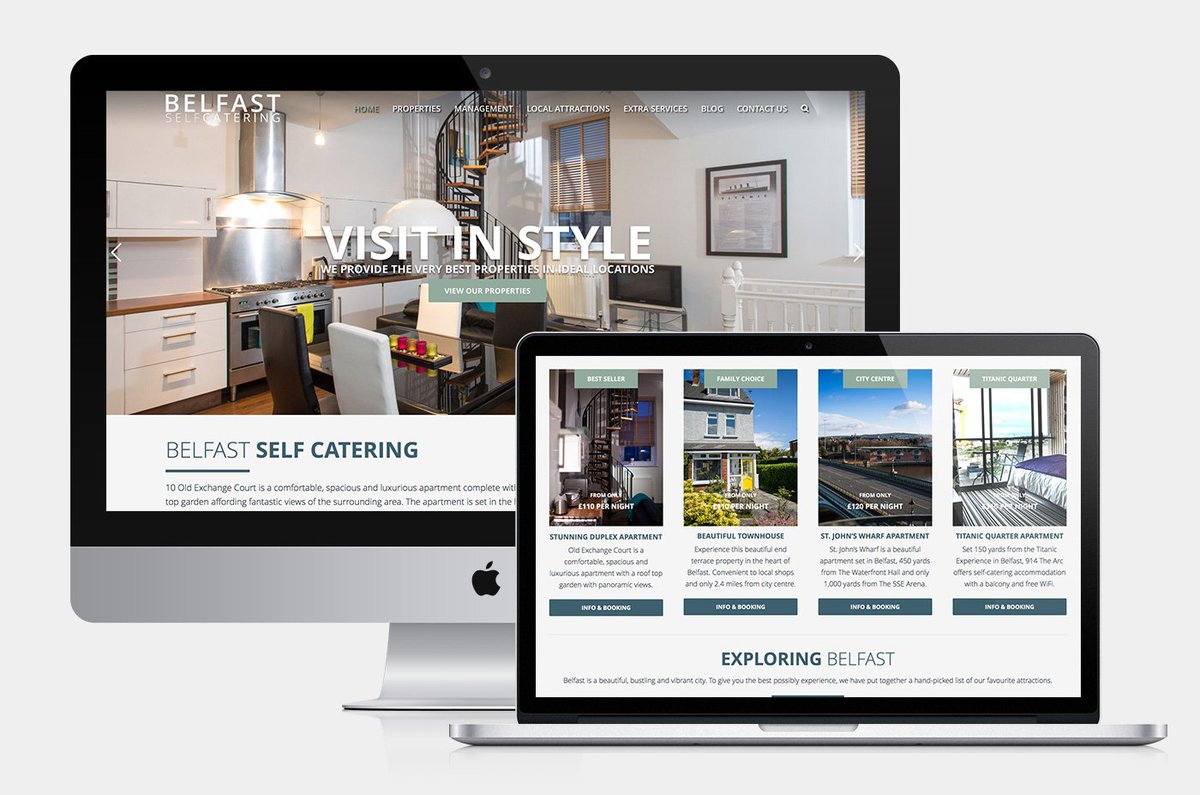 wearedarkstream's tweet photo. The new Belfast Self Catering @BelfastApts website is progressing really well. Should be live next week! https://t.co/Ca2k2r67yN