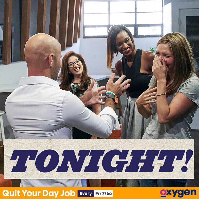 LaurenMaillian's tweet image. Let's goooo!!! Turn your tv channels to @Oxygen for #QuitYourDayJob in exactly 5 mins!! It's #VeryReal as always! 💁🏽