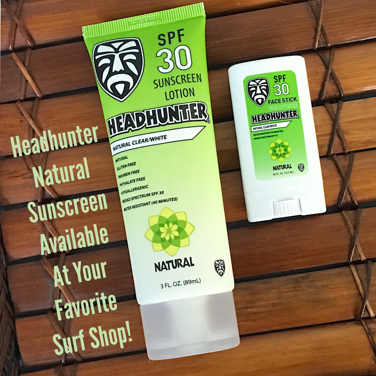 Headhunter_Intl's tweet image. The New Natural Face Cream and matching Face Stick! Premium sun protection from Headhunter. @Headhunter_Intl