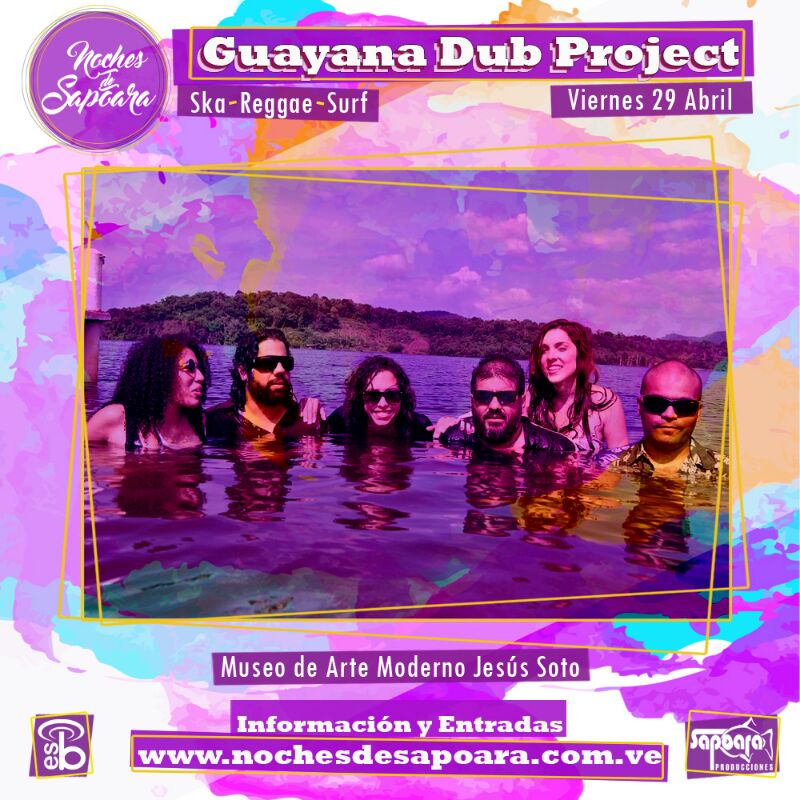 .<a href="/GuayanaDub/">Guayana Dub Project</a> ya está alistándose para brindarte el mejor show, ¡vente ya al <a href="/museojesussoto/">Museo Jesús Soto</a>!
