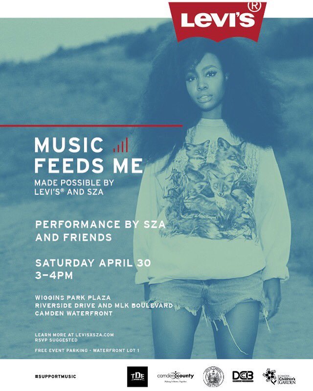 sza's tweet photo. Tomorrow we combine food music and fun ! 💕
3 riverside dr Camden New Jersey

RSVP @ 

https://t.co/Tcu9tvZB4g https://t.co/Y4PtvXLNsX
