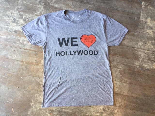 TMZ's tweet image. We love Hollywood. We just have a funny way of showing it! Get this shirt and more at TMZstore.com