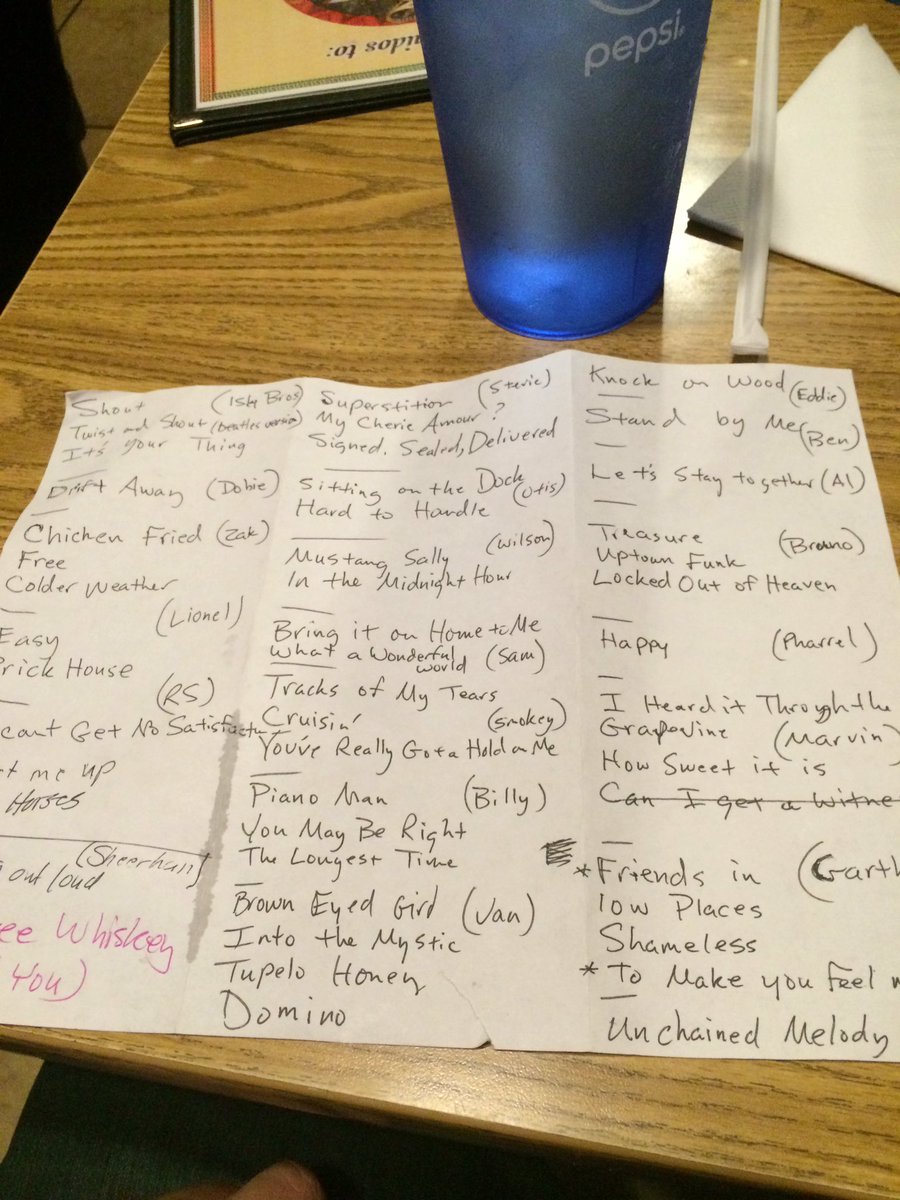 johnmarkcoon's tweet image. Karaoke at el sombrero in canton. I made a songlist #bigloser