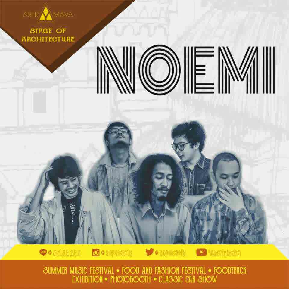 STAGE OF ARCHITECTURE
This is the first phase lineup it's noemi <a href="/playnoemi/">NOEMI</a>
28 May2016 at Lap.parkir barat JEC