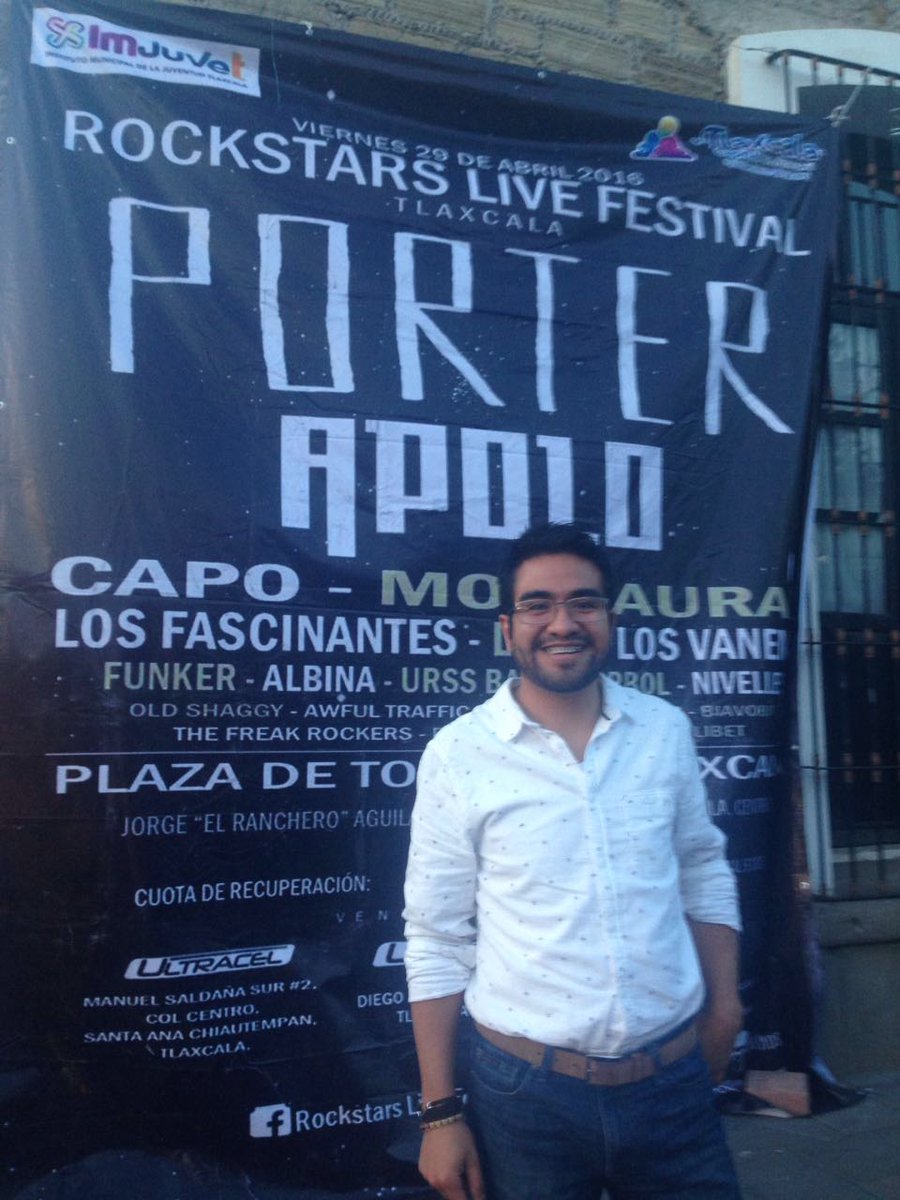 rayadosvale's tweet photo. Pagué pista, me cobraron un extra en el boleto, todo vale por ver a @PorterOficial #RockstarsLiveFestival https://t.co/151vgR5ceN