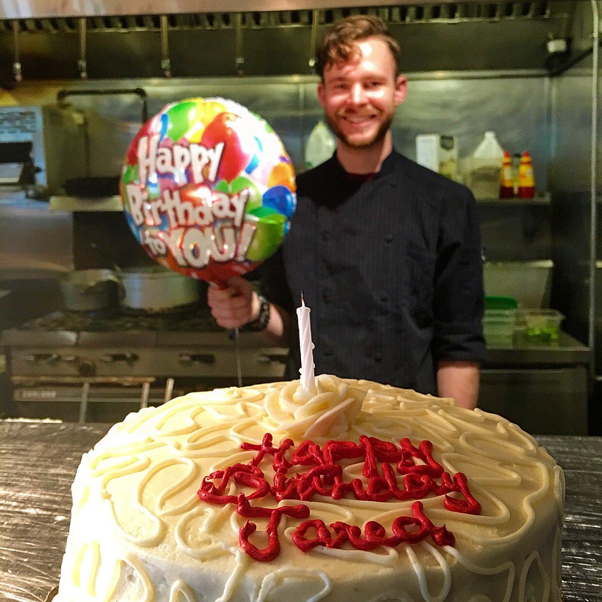 FIVEchattanooga's tweet photo. Happy Birthday Chef Jared! We hope your birthday was as spectacular as the food you prepare #chefbday https://t.co/iBEj17Hetz