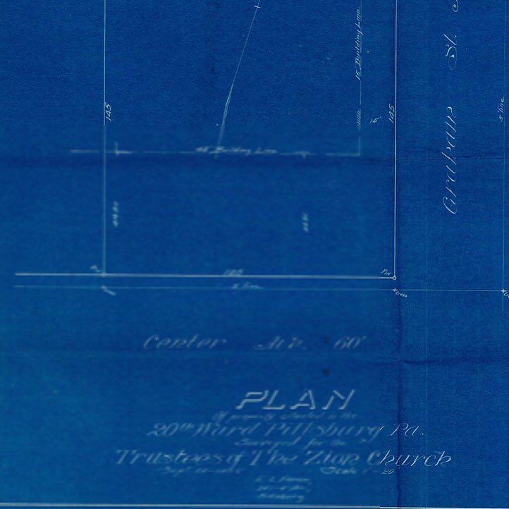 albrightpgh's tweet photo. 1905 - the site plan blue prints for what is now the Albright church building. #thisplacem… https://t.co/c4hFpKnfTx https://t.co/aZu0fRrRIE