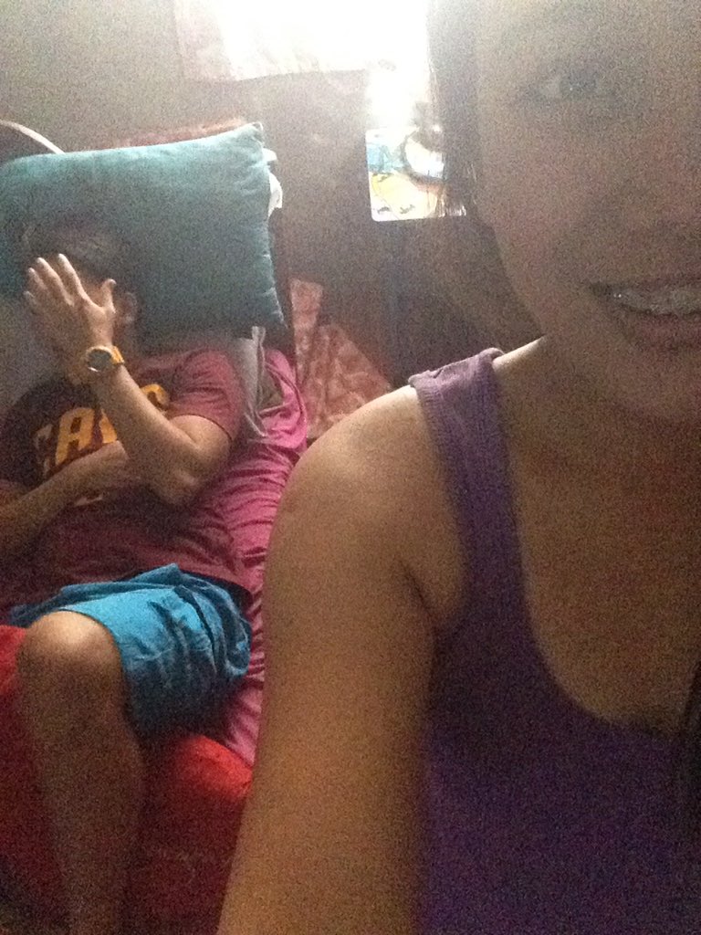 With my idol. 😻