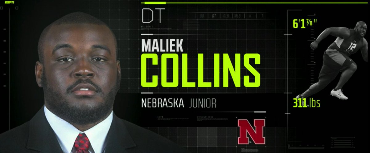 ESPNNFL's tweet image. Cowboys have drafted a Nebraska player for the 2nd year in a row (Randy Gregory in 2015). #DALpick