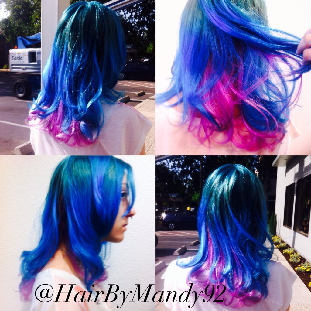 Mandy_McKnight1's tweet photo. Block color/ color melt I did on my client today! #PaulMitchell #InkWorks #MermaidHair #Sacramento #Mandy92 https://t.co/IJUSOok2s2